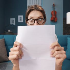 Women shocked by a bill