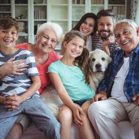 family photo smiling
